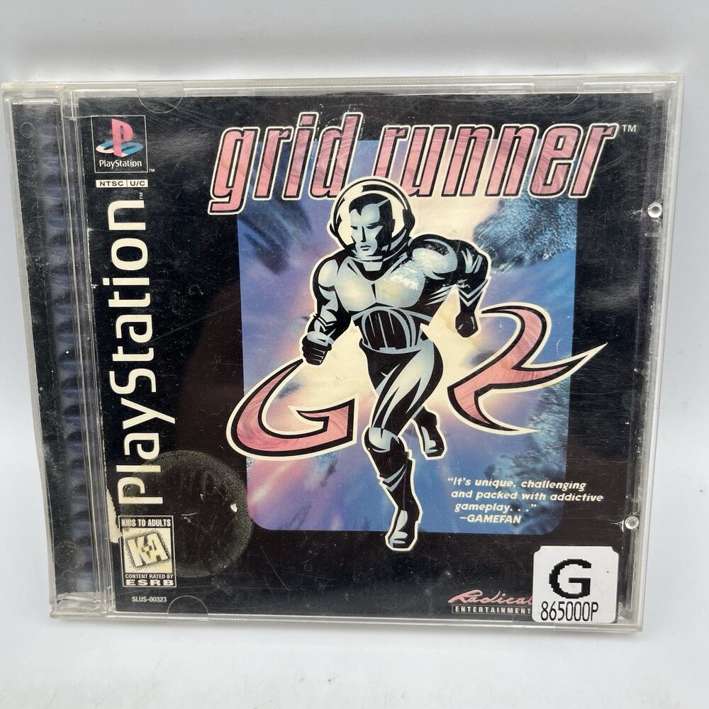 Grid Runner CIB w/ Manual Sony PlayStation 1 PS1